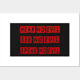 No Evil Posters and Art